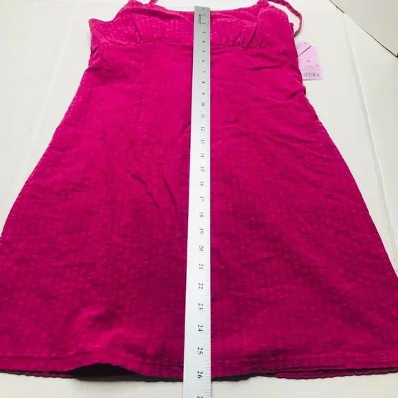 Wild Fable Women's Size Medium Sleeveless Woven Bodycon Dress Plum Purple New - Picture 10 of 16